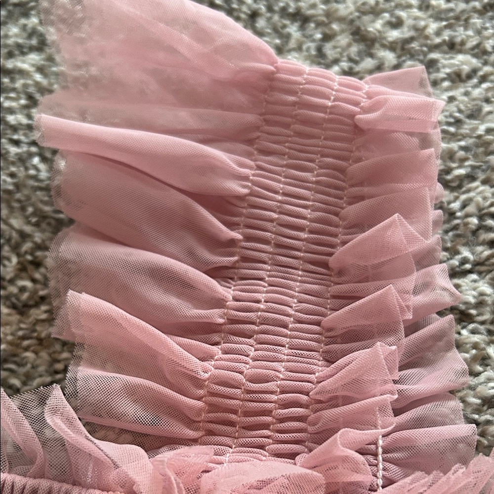 Pink Ruffled Dress - Picture 3 of 8